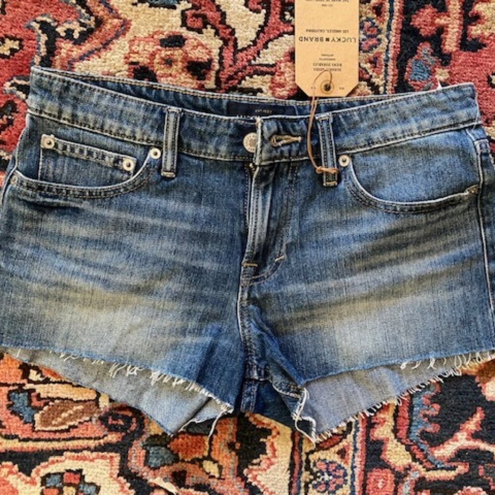 NEW Lucky Brand Denim The Cut off Shorts Size 2/26